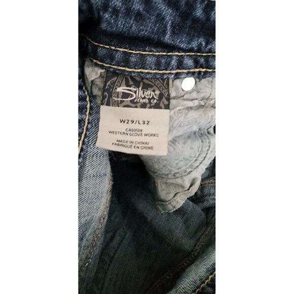 Silver Jeans Woman's Size 29X32 Suki Slim Boot Mid Rise Medium Wash - Picture 5 of 9